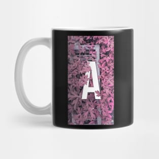 Alphabet A art Mug